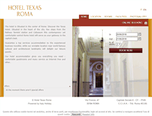 Tablet Screenshot of hoteltexasrome.com